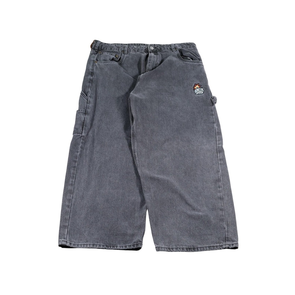 The Hundreds Adam Bomb Denim Cargo Shorts Mens 32 Charcoal Gray Skate Utility